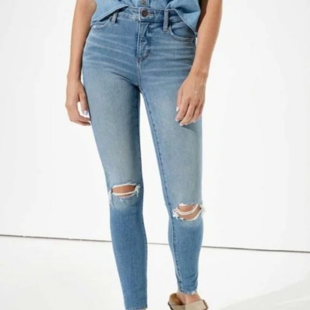 American Eagle The Dream Jean Hi-Rise Jegging Size 0 Short